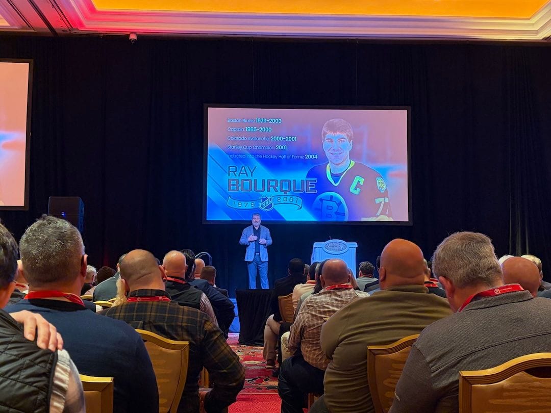 NHL Legend Ray Bourque Leadership and Teamwork Corporate Speaking Engagement